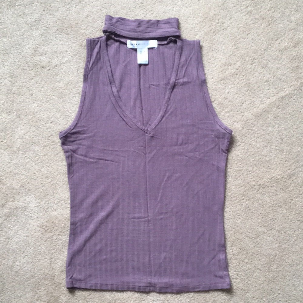 Purple Sleeveless choker shirt | Size small